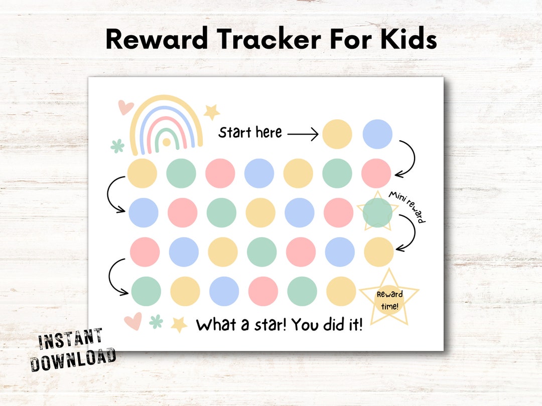 Toddler Reward Chart, Chore Chart for Kids, Potty Training Sticker ...