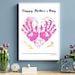 Mothers Day Bible Craft, Mothers Day Handprint Art Keepsake, Christian ...