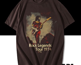 Vintage 70s Rock Concert T-Shirt: Retro Music Graphic Tee