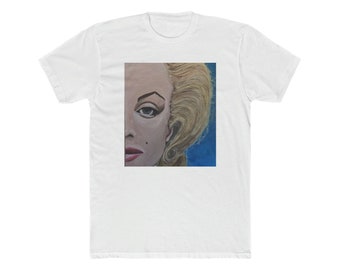 Marilyn Monroe T-shirt Bemalt, Original Marilyn Monroe Shirt, Unisex Shirt kurzärmelig