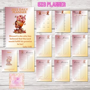 African American Women, Blessed is she who has believed, Luke 1:45, Digital Planner, Journal and Notebook