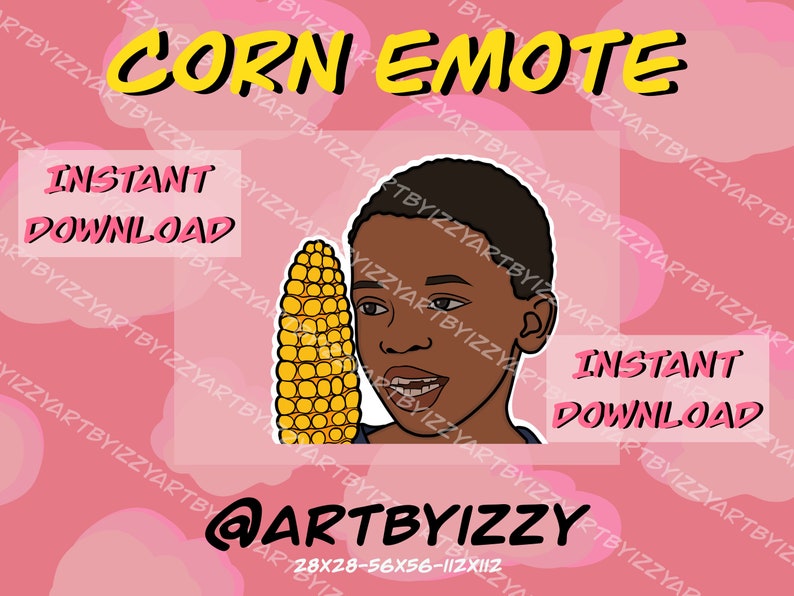 Its Corn Kid Twitch Emote Discord Meme Streamer Streaming Stream PNG