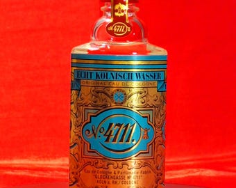 Vintage 4711 Echt Kölnisch Wasser Eau de Cologne | Genuine German Perfume Bottle | Authentic No. 4711 Fragrance – Retro Collector Gift