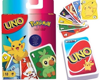 Carte da gioco da tavolo Uno/Nintendo Pokemon Card Game Novità