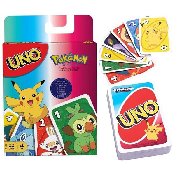 Uno/Nintendo Pokemon Kartenspiel Gesellschaftsspiel Karten / Cards Neu
