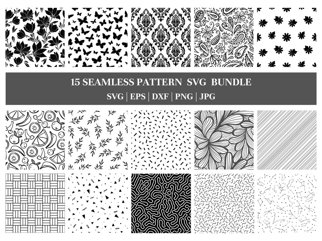 Seamless Patterns Svg, Geometric Svg, Geometric Clipart, Geometric ...