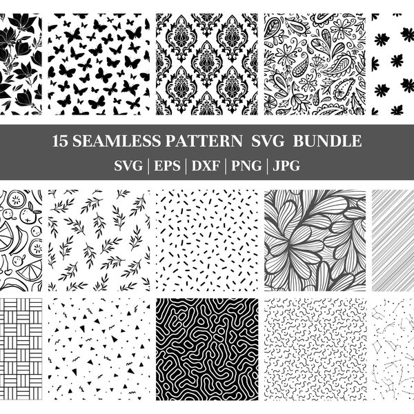 Seamless Patterns Svg, Geometric Svg, Geometric Clipart, Geometric Vector, Lines Pattern Svg, Geometric Pattern Svg, Instant Download