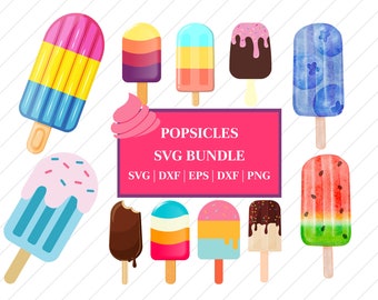 Buy Summer Popsicles Clipart Digital Clip Art Popsicles Personal and ...