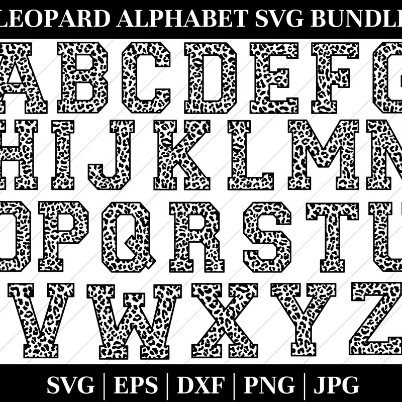 Pattern Letters Svg Pattern Alphabet Svg - Etsy