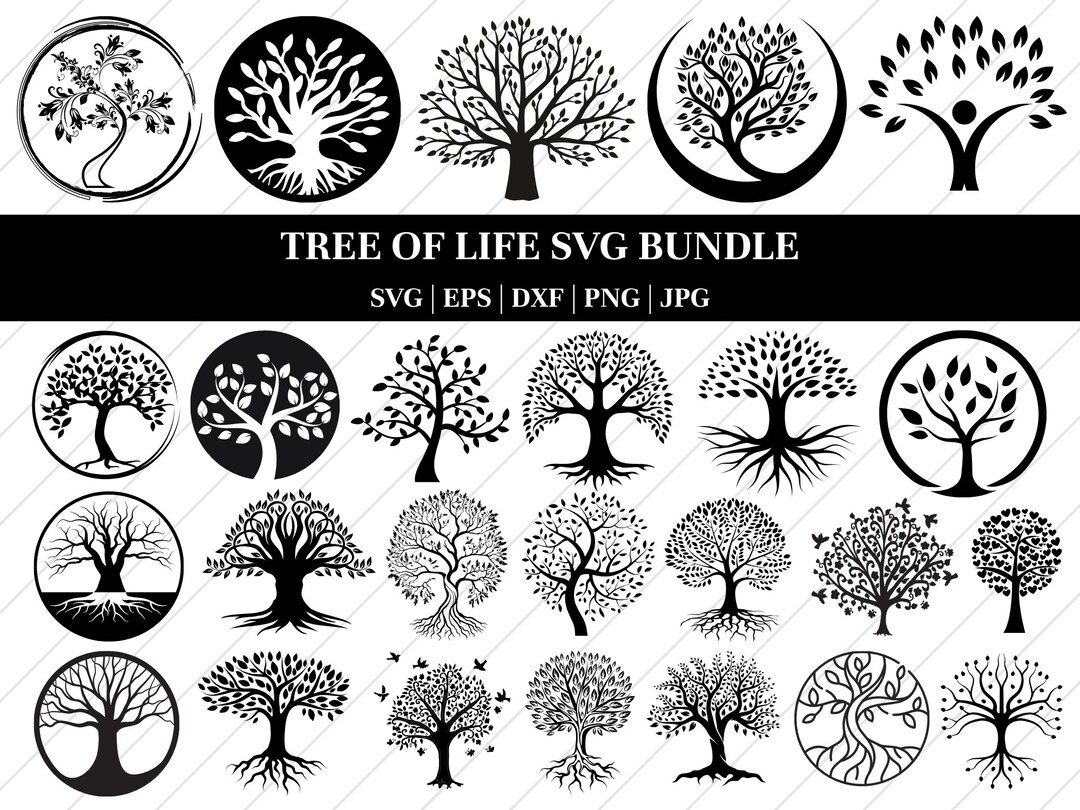 Tree of Life Svg, Tree of Life Clipart, Tree of Life Svg Cut Files for ...