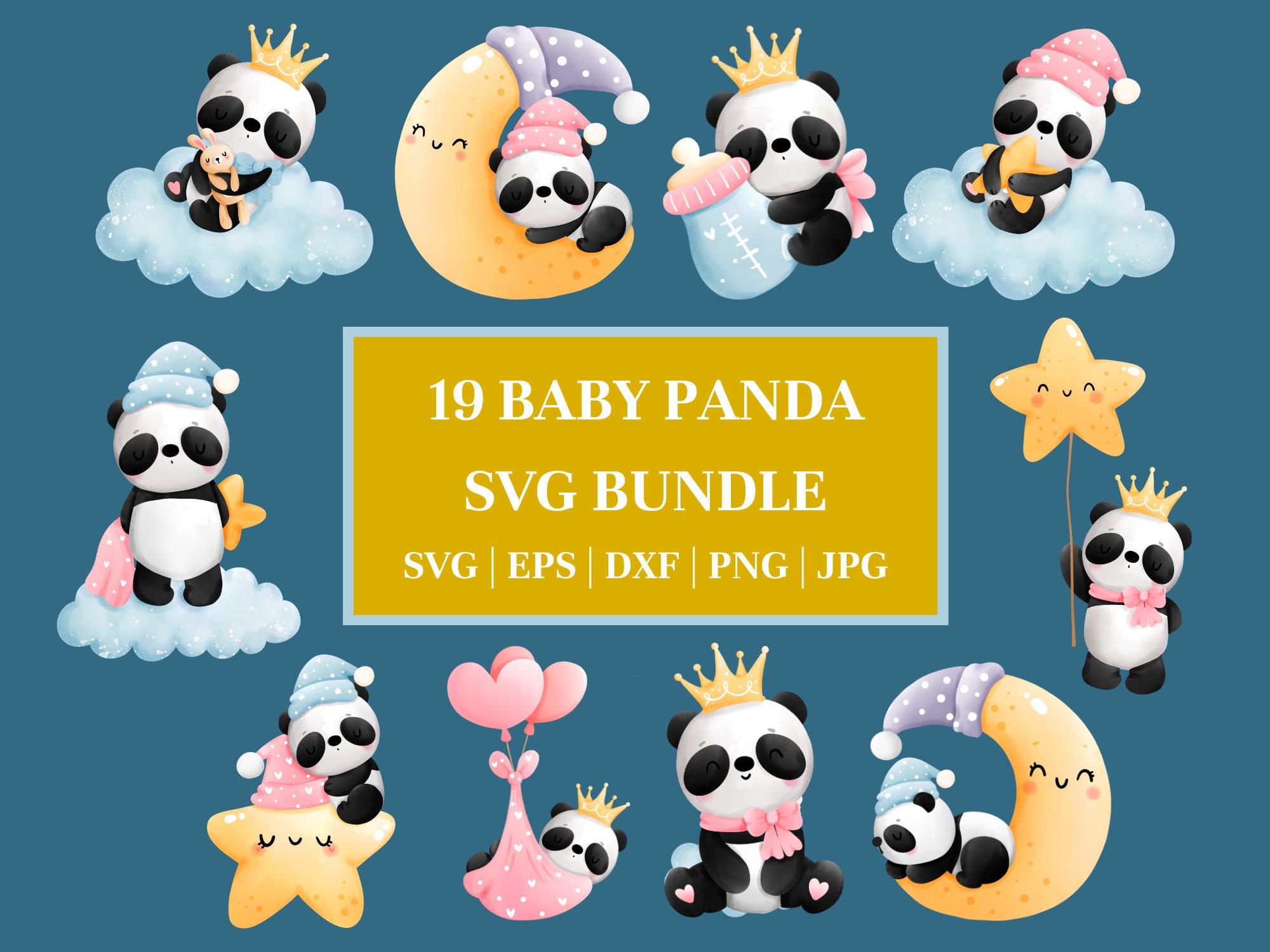 Cute Panda Svg Cute Baby Panda Svg Cute Animal Svg Panda Svg Cut Panda ...