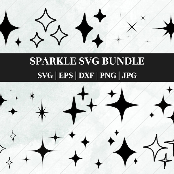 SPARKLE SVG, Stars SPARKLE Svg, Sparkle Svg Cut Files for Cricut, Sparkle cut files, Sparkle Clipart