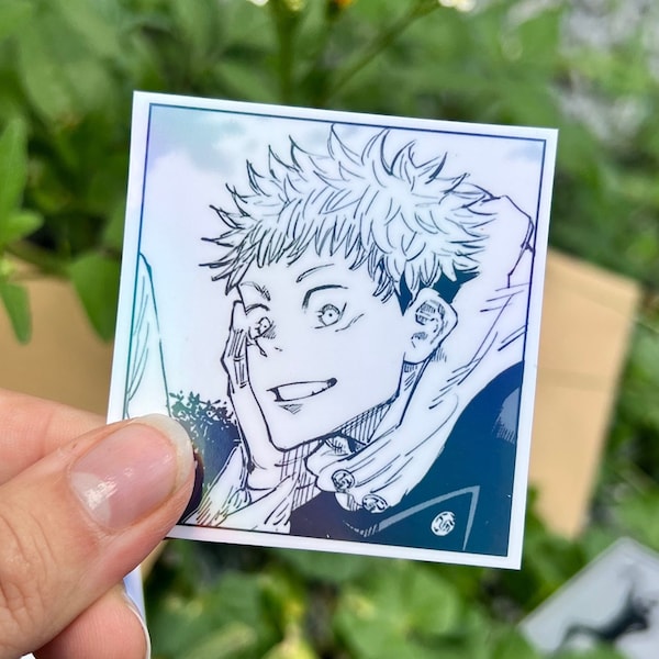 MANGA PANEL Holographic — Jujutsu Kaisen  — Anime JJK Gojo / Geto / Miwa / Itadori / Maki / Inunaki / MeiMei