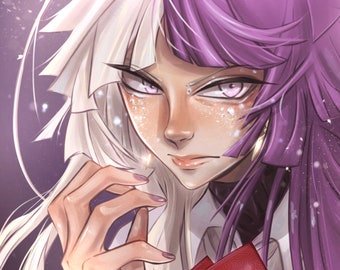 FanArt Decay of Angel BSD | Bungou Stray Dogs Fyodor + Nikolai gogol + Sigma Fanart Collection Set