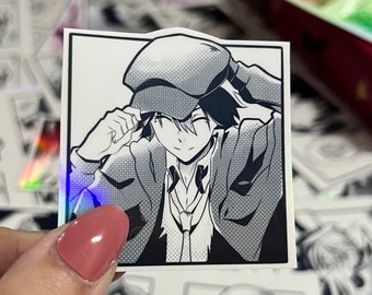 Bungou Stray Dogs Holographic Sticker: Anime Manga Panel