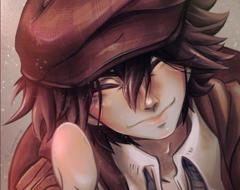 Edogawa Ranpo PRINT — STICKERS // Bungou Stray Dogs • (BSD) Detective Anime FanArt Art + collection set