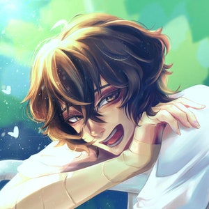 FanArt Summer Osamu Dazai BSD Print Bungo Stray Dogs Lights Inspired comfy FanArt image 1