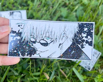 Japanischer Exorzist Anime | Manga Panel Holografisch inspirierte Aufkleber | Fan Art Zeichen Set