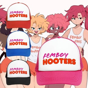 Femboy Hooters Mesh Cap - Femboy Clothes - Weeb - Meme - Femboys - Hats - LGBTQIA