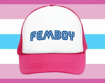 Femboy Sega Logo Parody Mesh Cap - 4 Colors - Gay Hats - Femboys - Femboy Gifts - Femboy Clothes - Gaymer - Retro Gaming