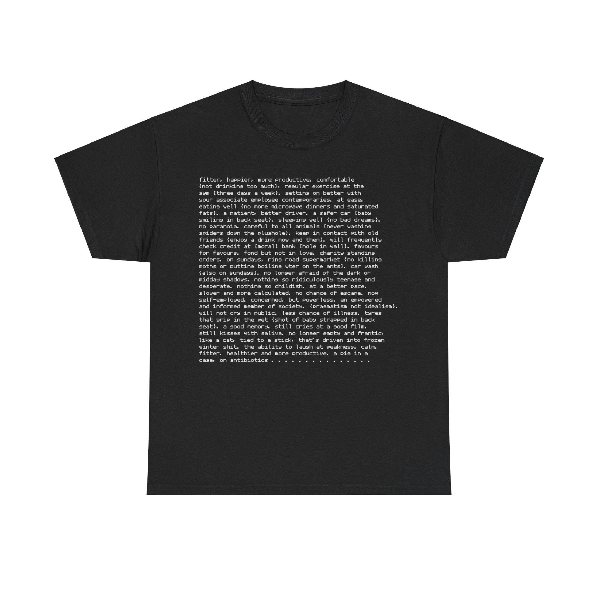 Fitter Happier Radiohead - Etsy