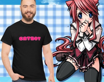 Futuristic anime CatBoy gifts for manga lovers Kids T-Shirt for