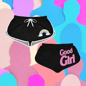 Good Girl Dolphin Shorts in Black