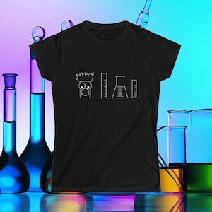 Beaker Science Pun White Print Women&#39;s T-Shirt - Chemistry - Science Teachers - Nerd Gifts - Muppet
