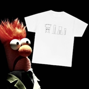 Beaker Science Pun Men&#39;s T-Shirt - Chemistry - Science Teachers - Nerd Gifts - Muppet -