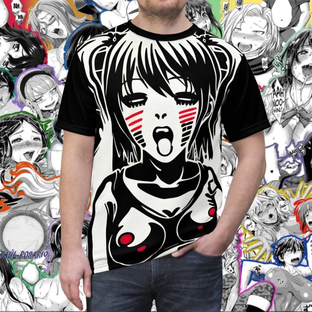 Pornhub Anime Girl Ahegao Japan T-Shirt On Sale 