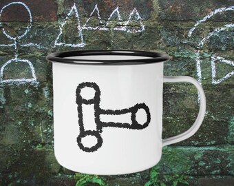 Hobo Code Enamel Camp Cup - Easy Mark/Sucker Lives Here - Wanderlust - Outdoors Mugs - Camping Gifts - Unique Gift Ideas - Ride The Rails