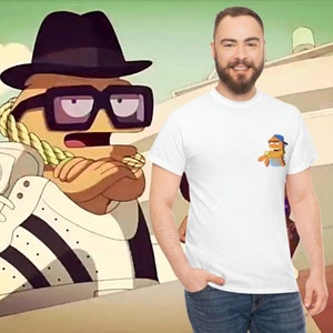 Maglietta da uomo Klaus The Rapper - Barretta Nutrigrain e Mountain Dew - American Dad - Klaus Heisler - Roger - Stan Smith - Cartone animato