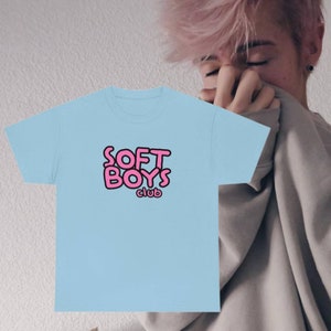 Soft Boys Club Male Cut T-Shirt - Femboy Clothes - Sissy - Sissies - LGBTQIA - Weeb - Catboy