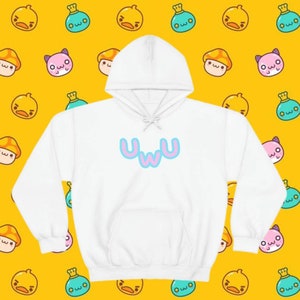UwU Hoodie - Cute - Kawaii - Femboy - Weeb - Catboy - Soft Boy - LGBTQIA - Weeb Culture