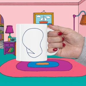 Würde-Symbol Kaffeetasse - Doppelseitiger Druck - 11 Unzen - Es ist Würde - Kirk Van Houten - Simpsons