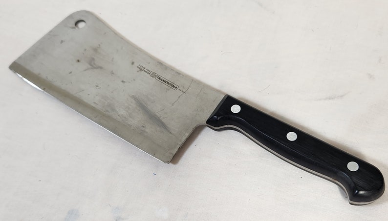 Tramontina Cleaver Butcher Knife- Brazil - 6 Inch Blade - 15 Inches ...