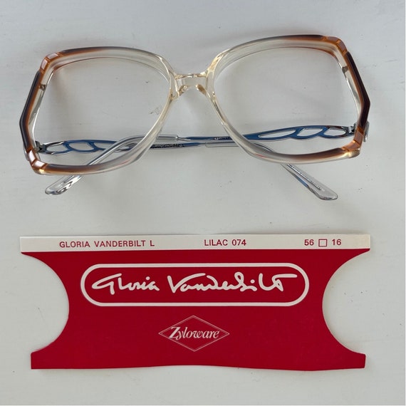 Gloria Vanderbilt Oversize Angular Frames - No Le… - image 7