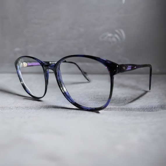 Blue Multicolored Oversized Frames - New Old Stoc… - image 1