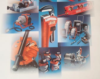 Vintage 2001 2002 Two-Year Ridgid Tool Company Pin-Up Calendar.  Girls in Bikinis Original Memorabilia Excellent Condition! (Inv ETS06 #20)