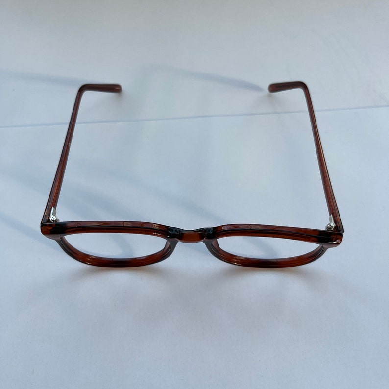 New Old Stock Vintage Eyeglass Frames Preppy in Brown NOS No Lenses Etsy