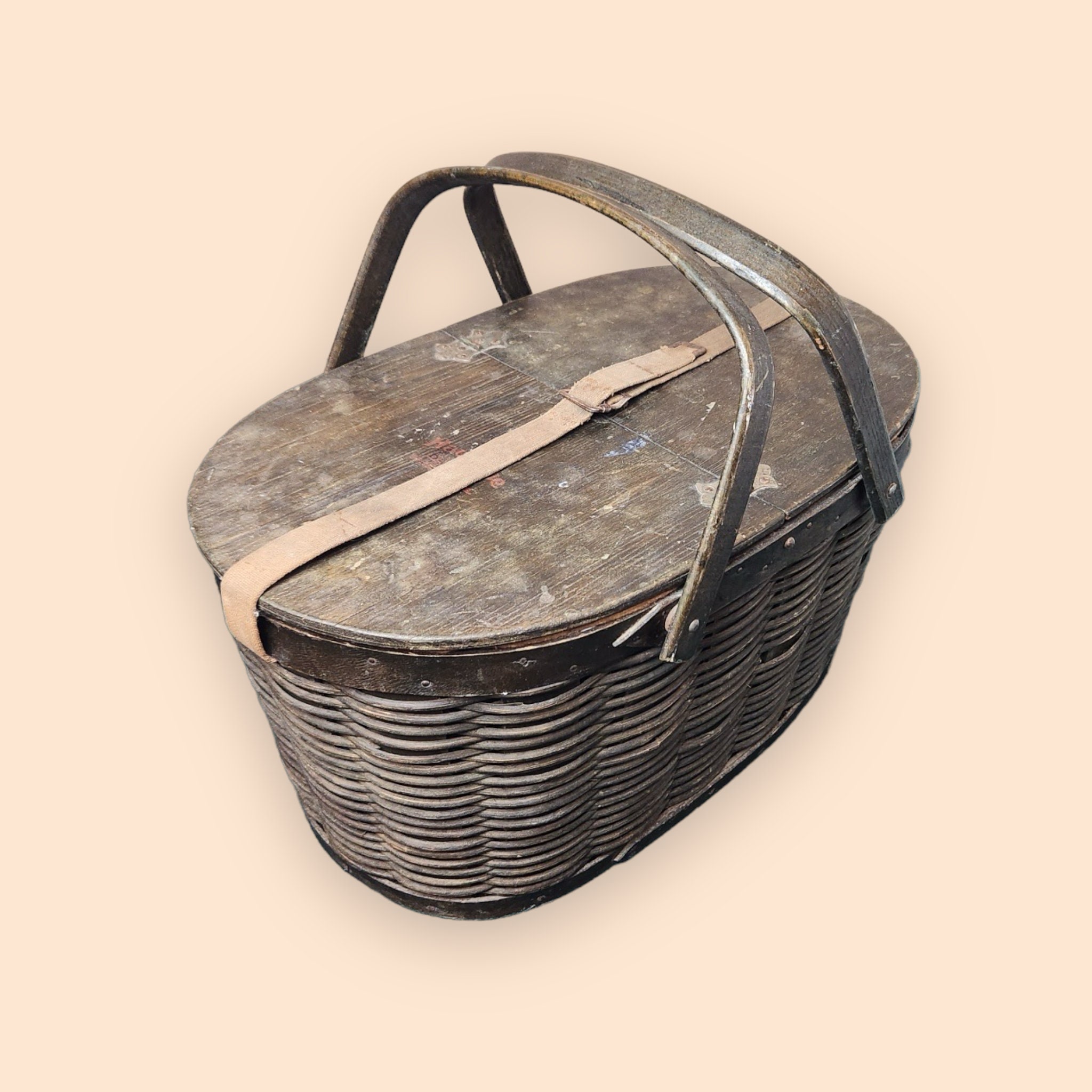 Coleman - 稀少　hawkeye picnic basket Hawkeye Refrigerator Cooler Picnic Basket - Metal Lining