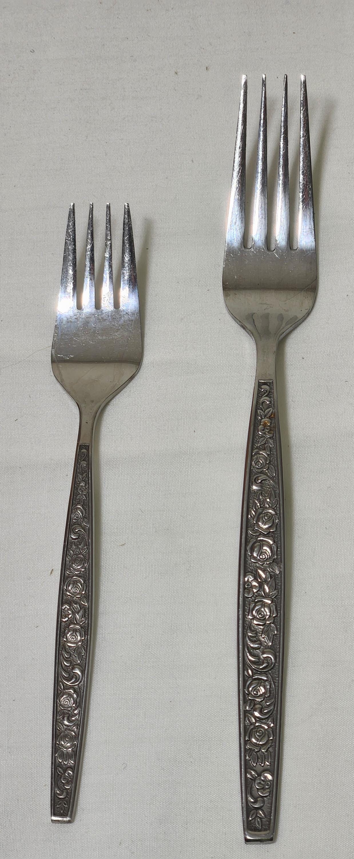 Granada Rose Stainless Steel Flatware 5-piece Place Setting Japan