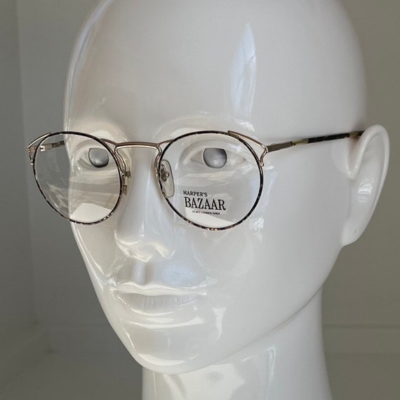 Round Tortoiseshell Wire Frames - Bazaar - Vintag… - image 4