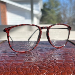 Preppy New Frames - Wine Amber - Mainstreet C5 - Old Stock - Demo Lenses - 54-18-145