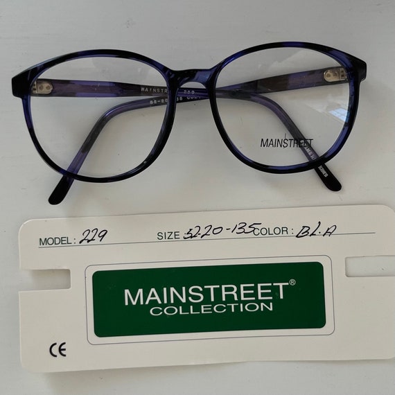 Blue Multicolored Oversized Frames - New Old Stoc… - image 5