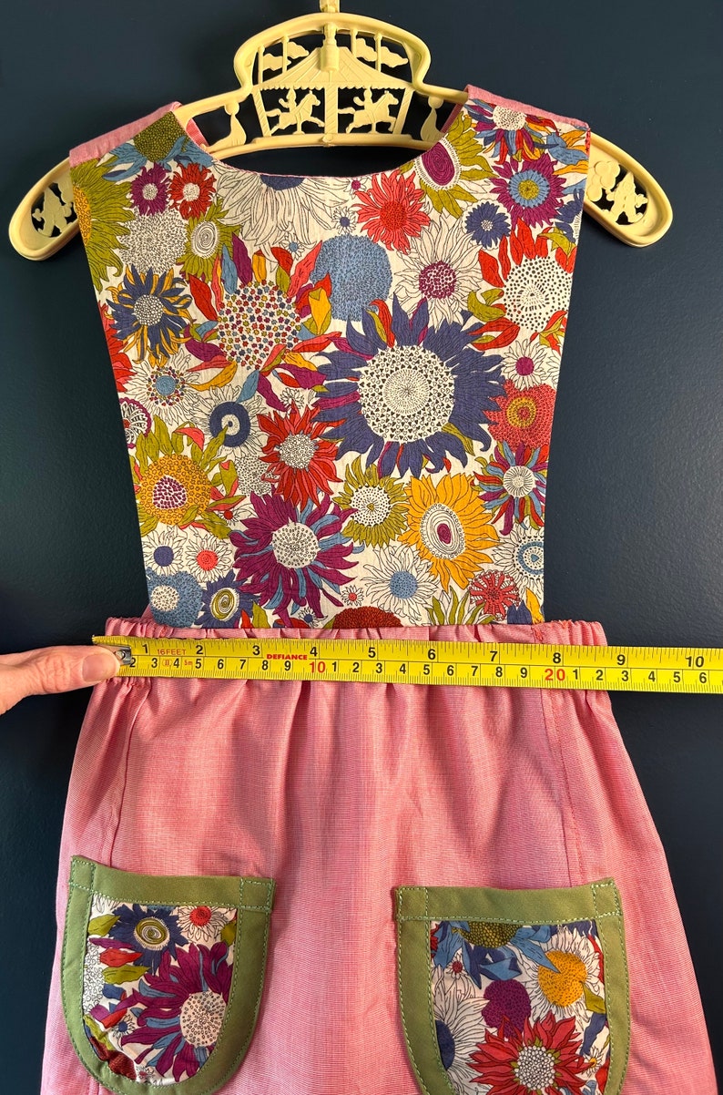 Robe combishort fille en coton mélangé à imprimé Liberty, de 18 mois à 2/3 ans image 5