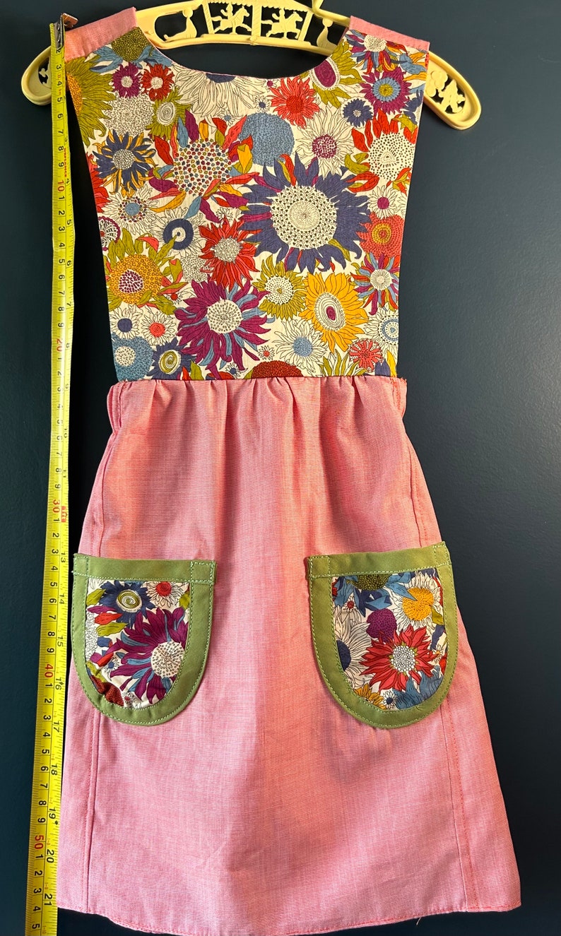 Robe combishort fille en coton mélangé à imprimé Liberty, de 18 mois à 2/3 ans image 3