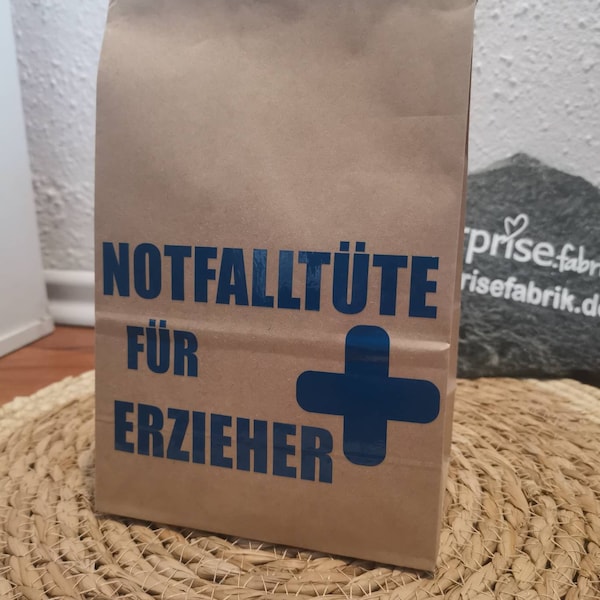 Notfalltüte für Erzieher "Wundertüte"