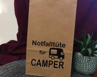 Notfalltüte für Camper