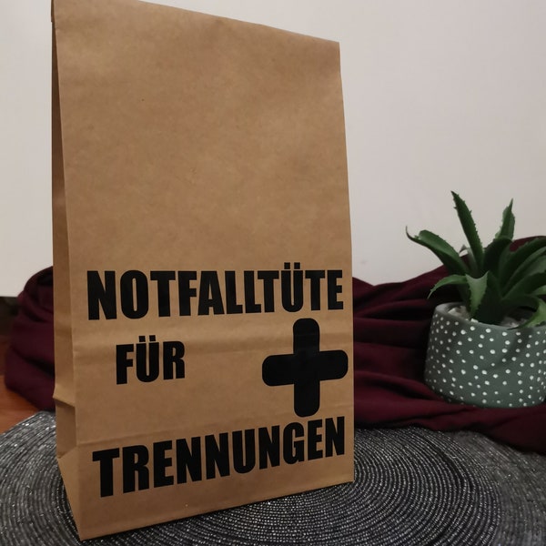 Notfalltüte für Trennungen